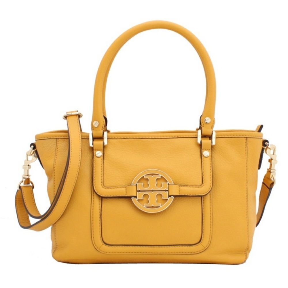 Tory Burch Yellow Satchel Bag